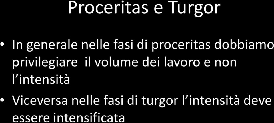 lavoro e non l intensità Viceversa nelle fasi