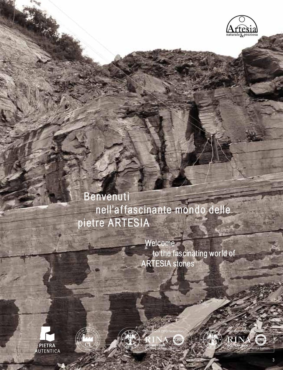 pietre Artesia Welcome to