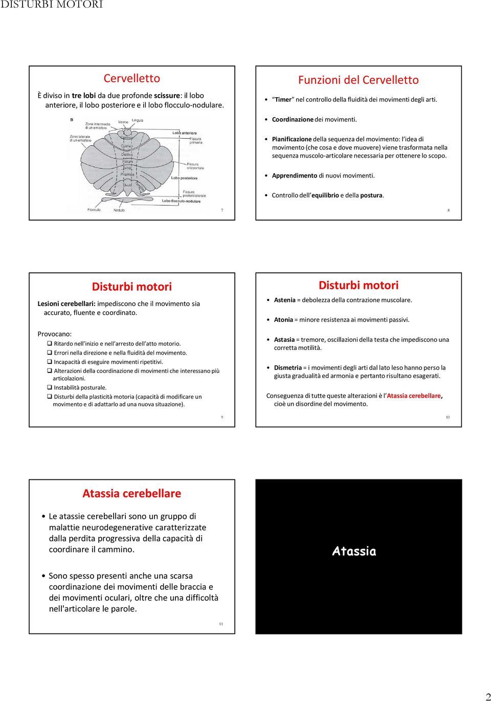 Pianificazionedella sequenza del movimento: l idea di movimento (che cosa e dove muovere) viene trasformata nella sequenza muscolo-articolare necessaria per ottenere lo scopo.