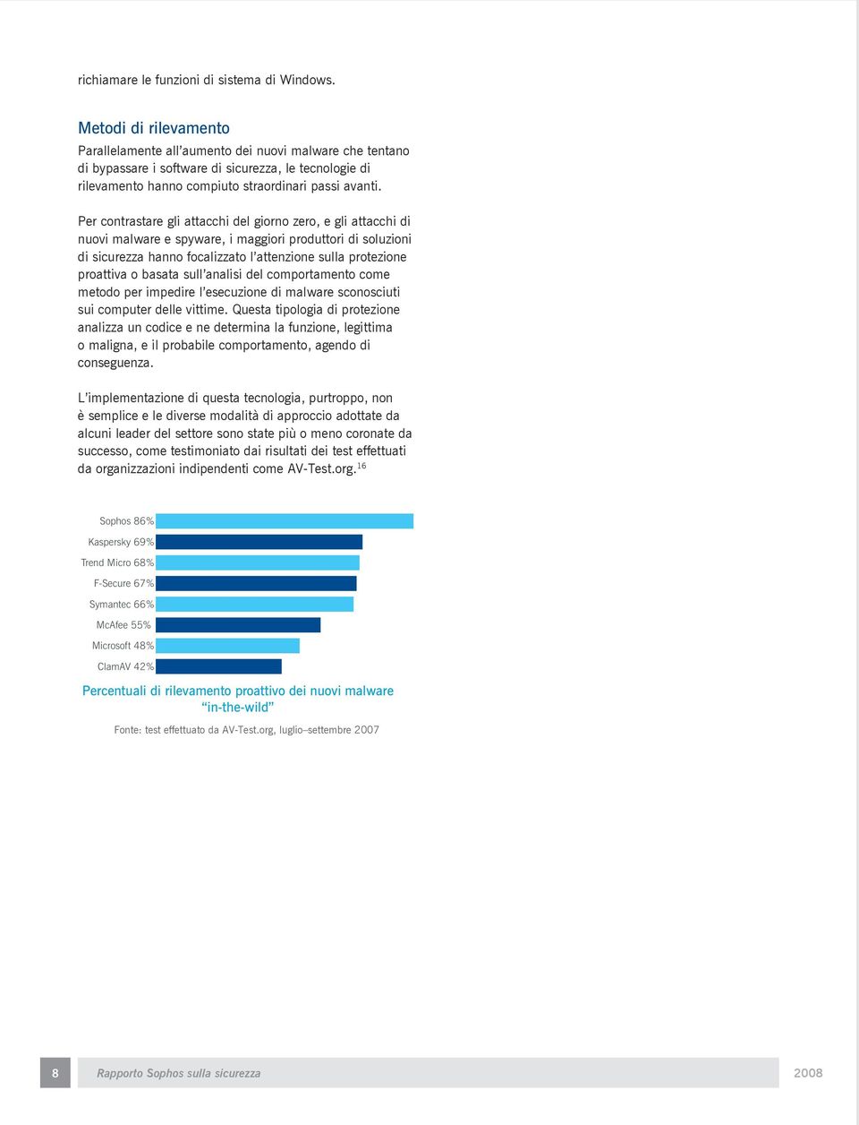 Per contrastare gli attacchi del giorno zero, e gli attacchi di nuovi malware e spyware, i maggiori produttori di soluzioni di sicurezza hanno focalizzato l attenzione sulla protezione proattiva o