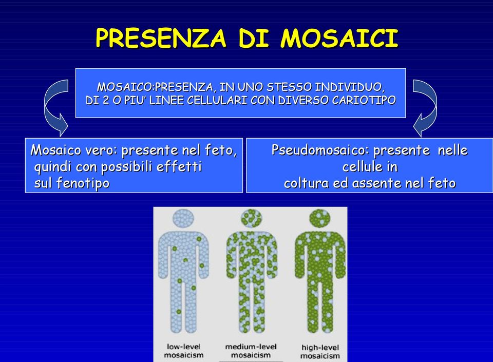 presente nel feto, quindi con possibili effetti sul fenotipo