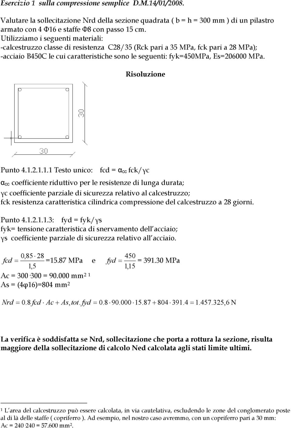 Risoluzione Punto 4.1.