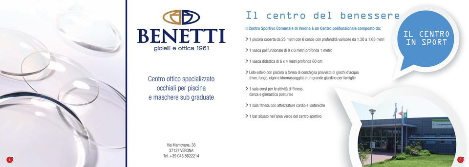 maschere sub graduate > Lido estivo con piscina a forma di conchiglia provvista di giochi d acqua (river, fungo, cigni e idromassaggio) e un grande giardino per famiglie > 1 sala corsi per le