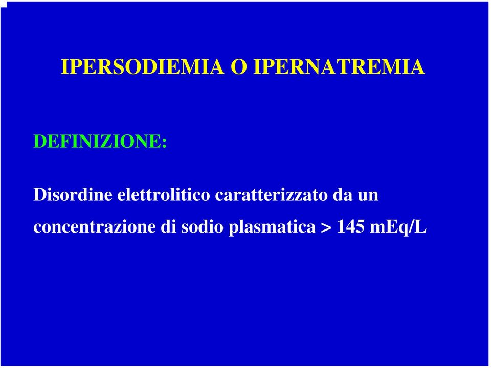 elettrolitico caratterizzato da