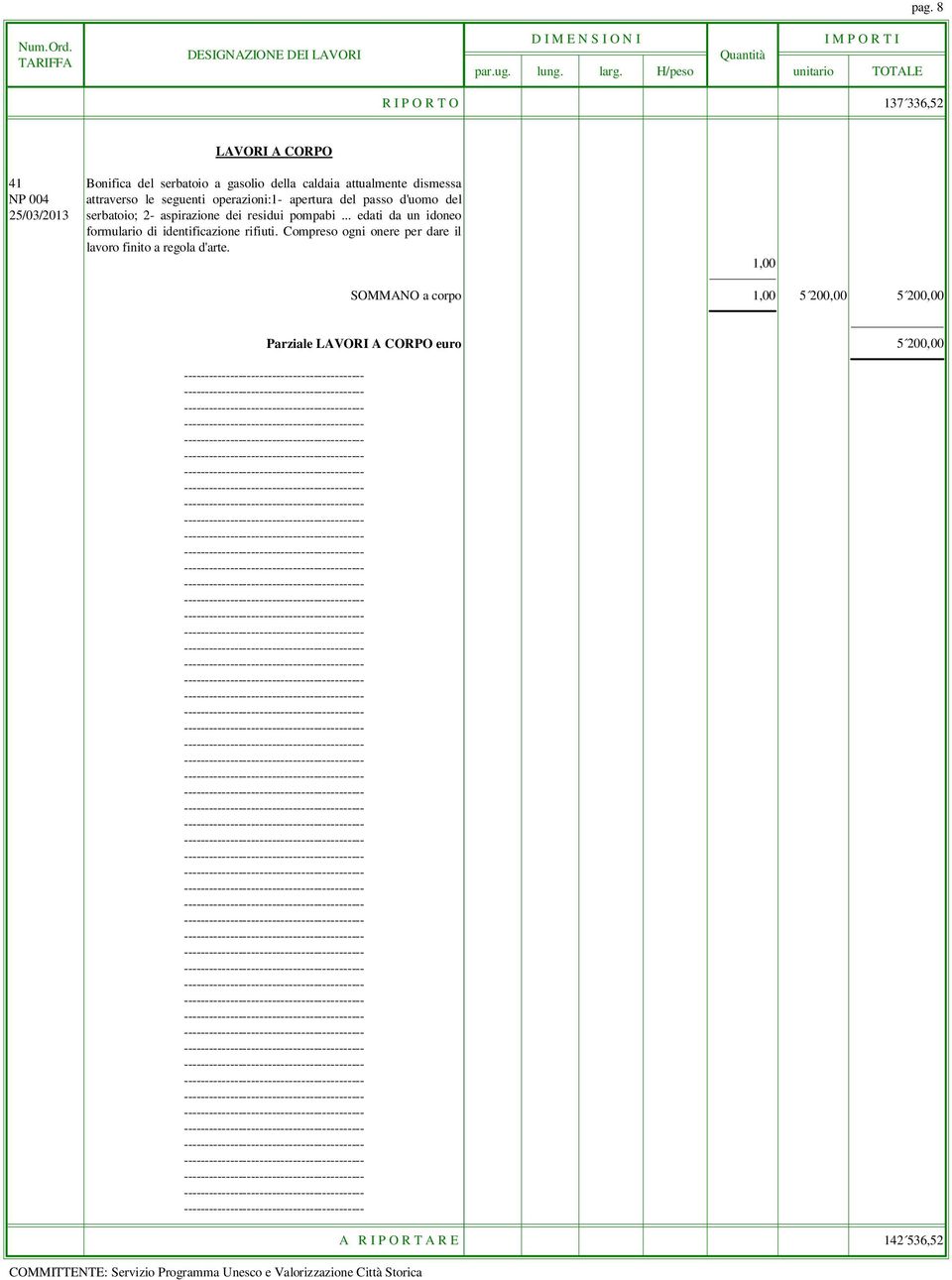 pompabi... edati da un idoneo formulario di identificazione rifiuti.