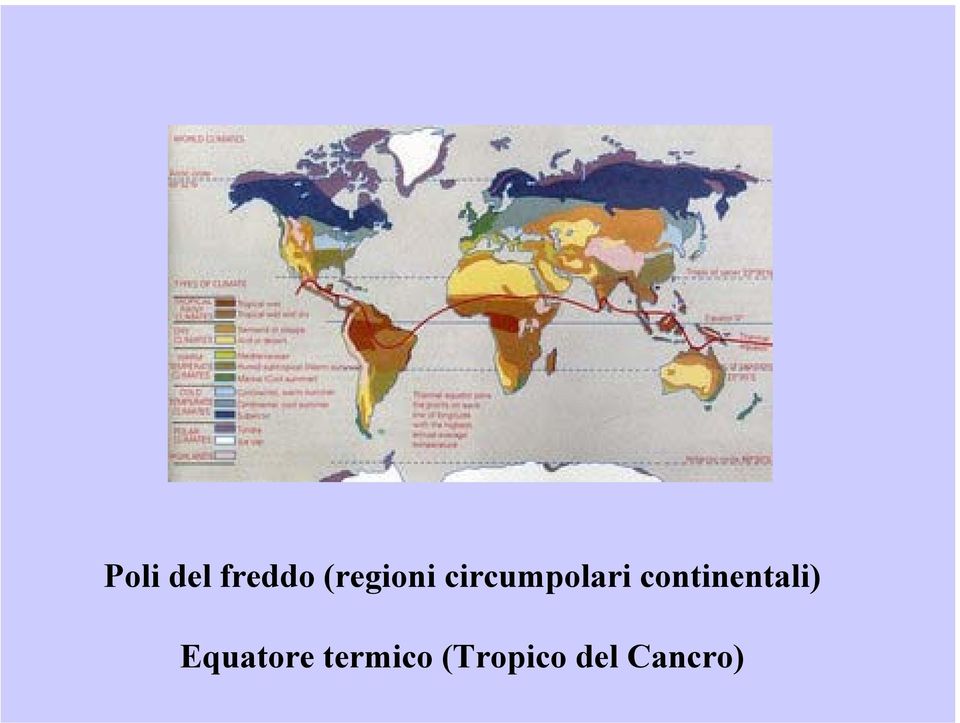 continentali) Equatore