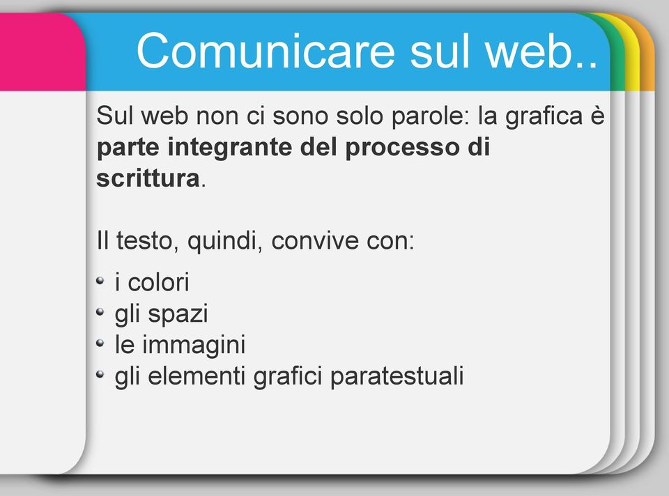 parte integrante del processo di scrittura.