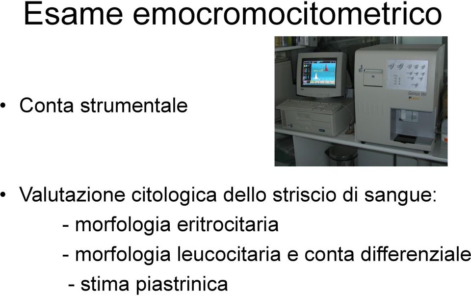 sangue: - morfologia eritrocitaria -