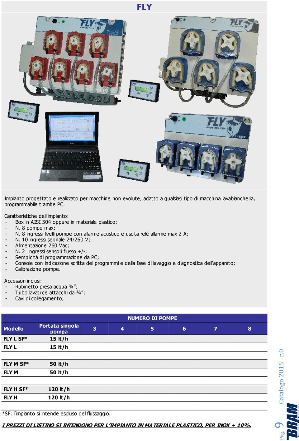 10 ingressi segnale 24/260 V; - Alimentazione 260 Vac; - N.