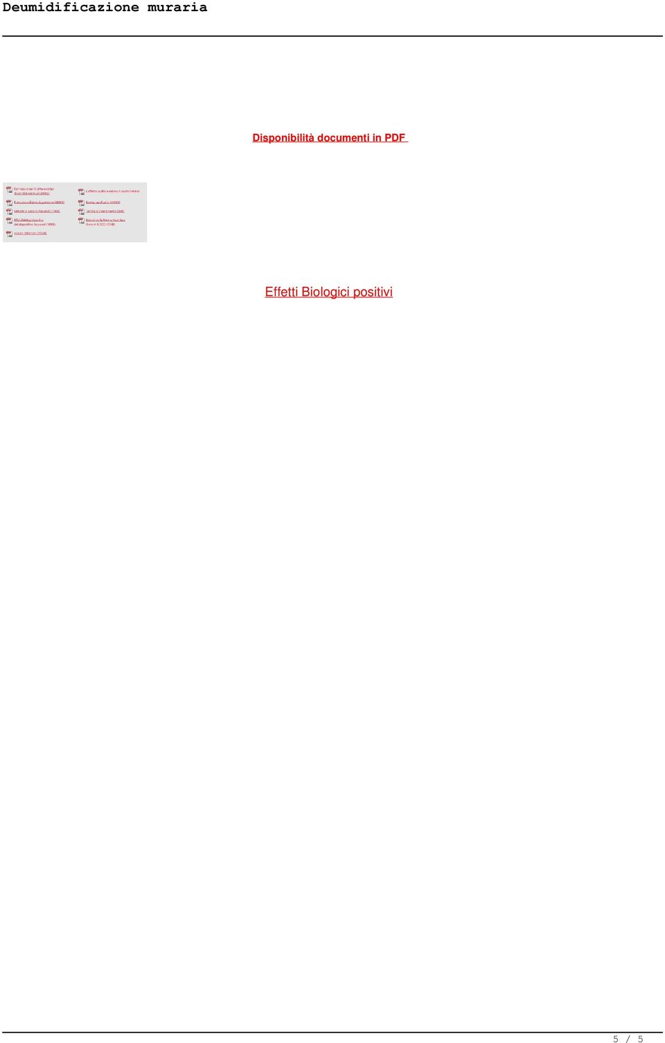 Disponibilità documenti in PDF