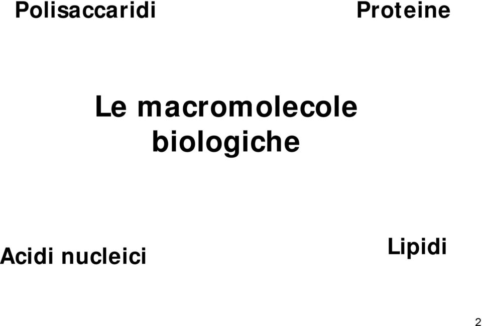 macromolecole