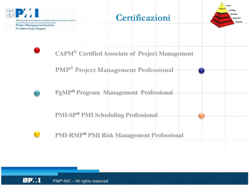Program Management Professional PMI-SP PMI