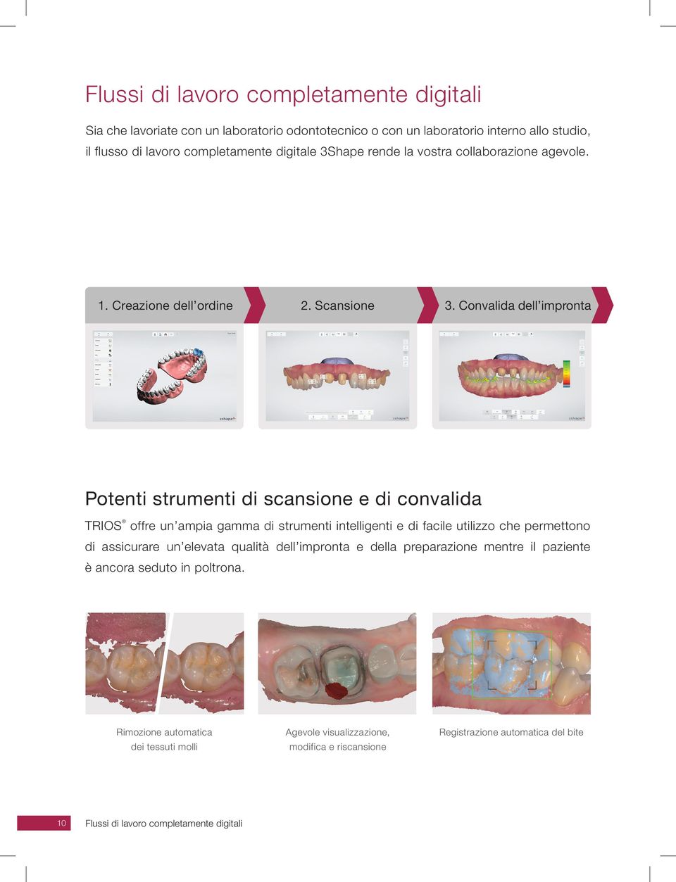 Convalida dell impronta Potenti strumenti di scansione e di convalida offre un ampia gamma di strumenti intelligenti e di facile utilizzo che permettono di assicurare un