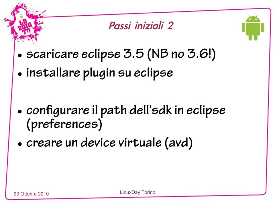 ) installare plugin su eclipse confgurare