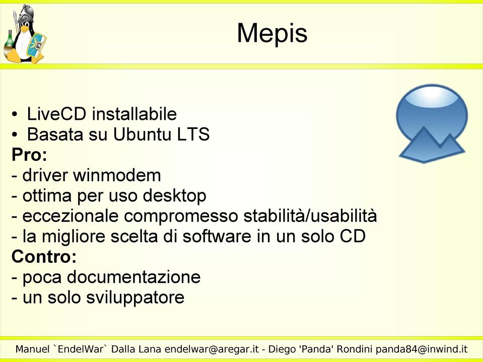 compromesso stabilità/usabilità - la migliore scelta di