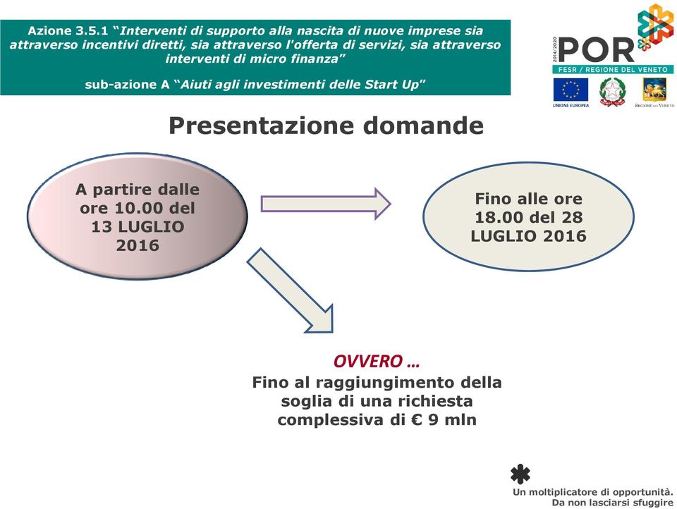 00 del 28 LUGLIO 2016 OVVERO Fino al