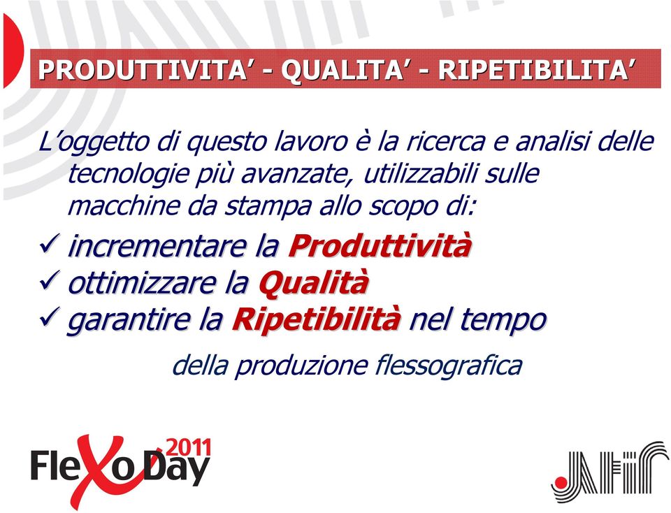 macchine da stampa allo scopo di: incrementare la Produttività