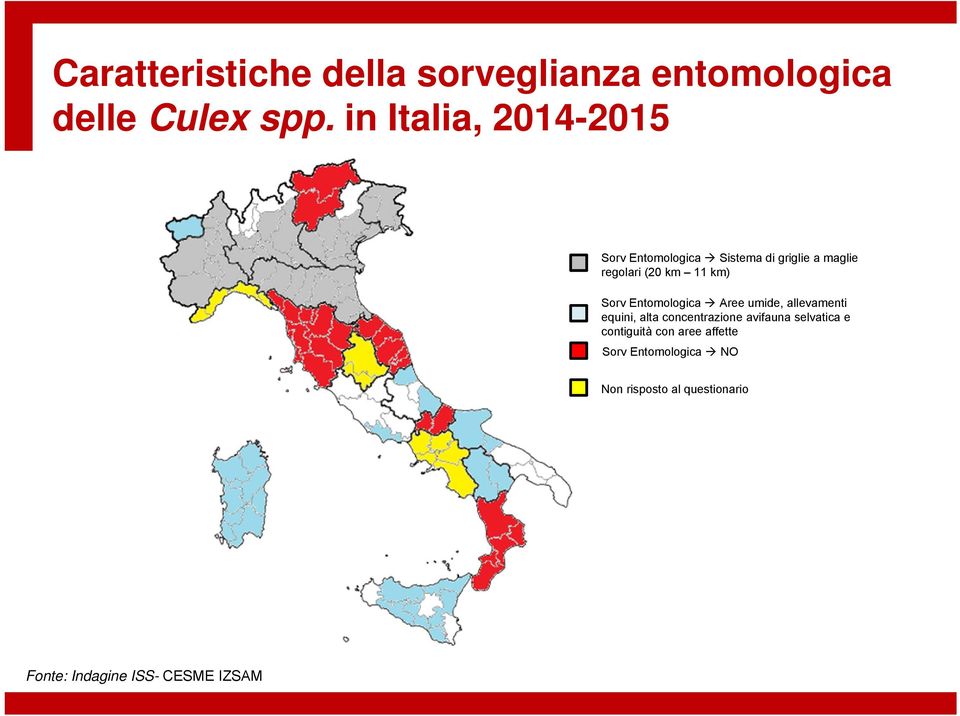 km) Sorv Entomologica Aree umide, allevamenti equini, alta concentrazione avifauna