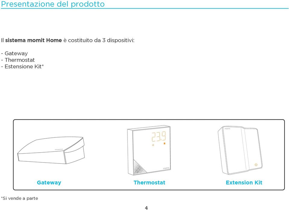 Gateway - Thermostat - Estensione Kit*