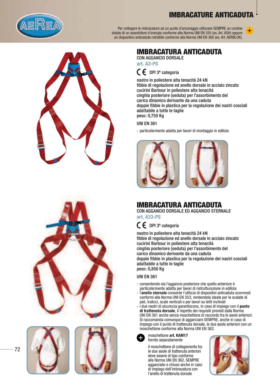 A2-PS nastro in poliestere alta tenacità 24 kn fibbie di regolazione ed anello dorsale in acciaio zincato cucirini Barbour in poliestere alta tenacità cinghia posteriore (seduta) per l assorbimento