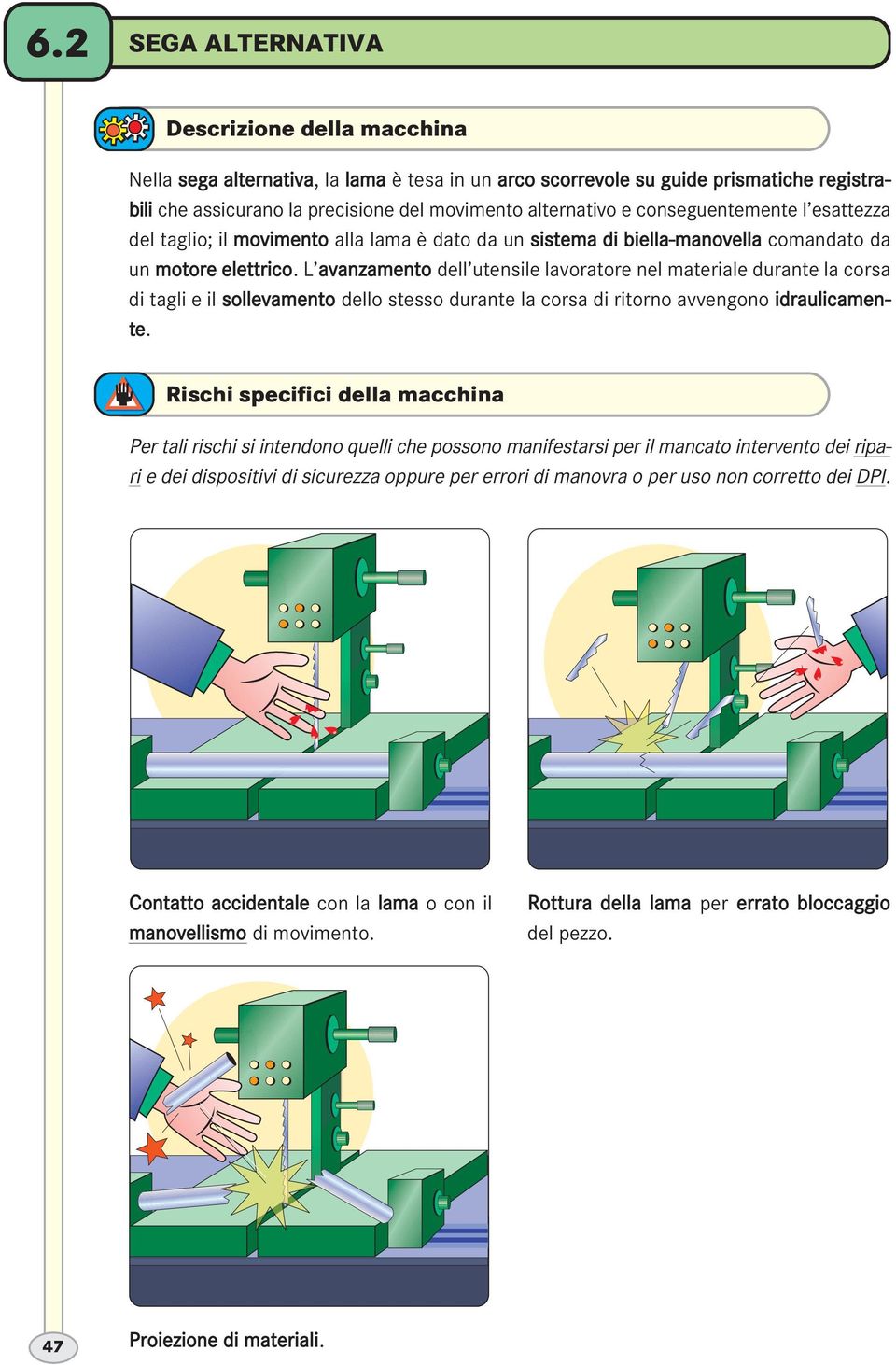 L avanzamento dell utensile lavoratore nel materiale durante la corsa di tagli e il sollevamento dello stesso durante la corsa di ritorno avvengono idraulicamente.