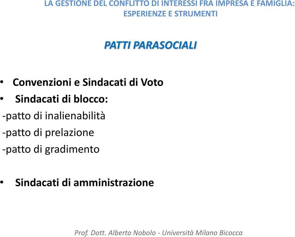 inalienabilità -patto di prelazione