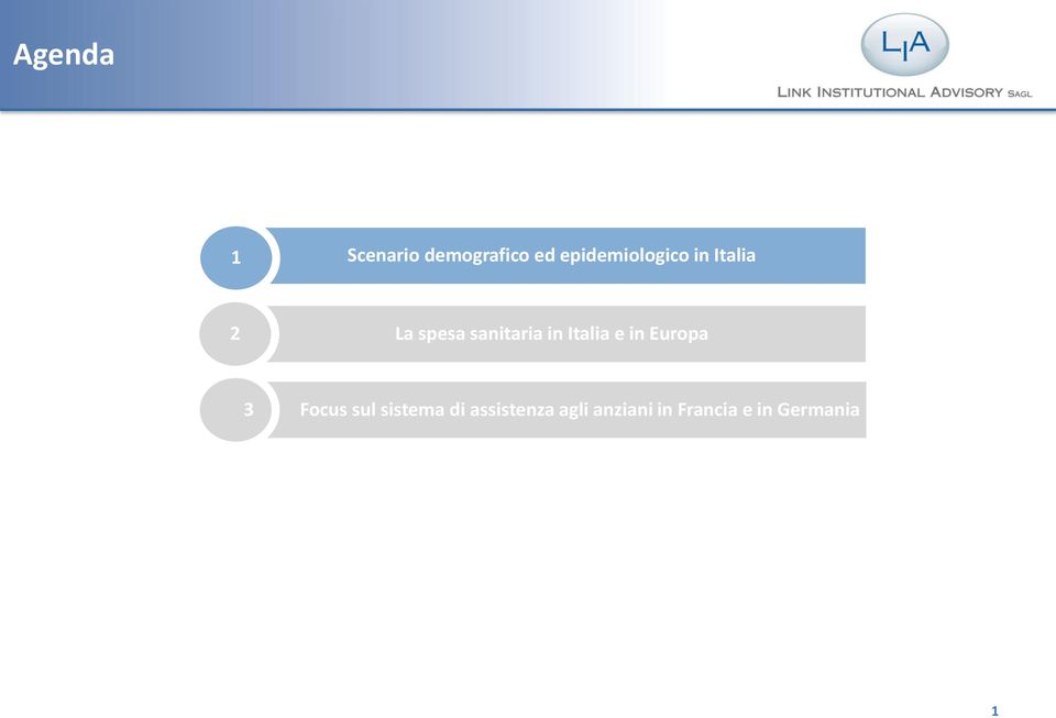sanitaria in Italia e in Europa 3 Focus sul