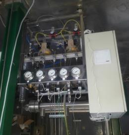 Processi termici per la valorizzazione di biomasse e rifiuti Produzione di gas naturale sintetico (SNG) da biomasse Sinottico dell impianto sperimentale di metanazione Impianto pilota BIOSNG