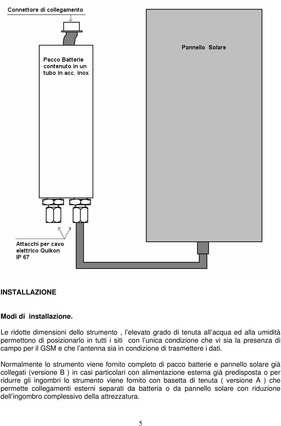 presenza di campo per il GSM e che l antenna sia in condizione di trasmettere i dati.