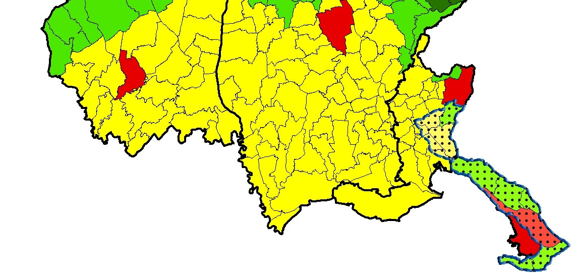 PROGRAMMA DI SVILUPPO RURALE 2007-2013 - ALLEGATI ALLEGATO 1 LE AREE RURALI DELLA REGIONE FRIULI VENEZIA GIULIA Nella classificazione delle aree rurali, il territorio regionale è suddiviso nelle