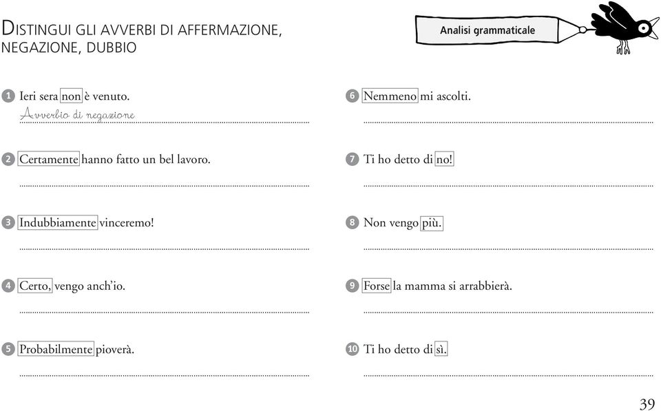 ... 7 Ti ho detto di no!... 3 Indubbiamente vinceremo!... 8 Non vengo più.