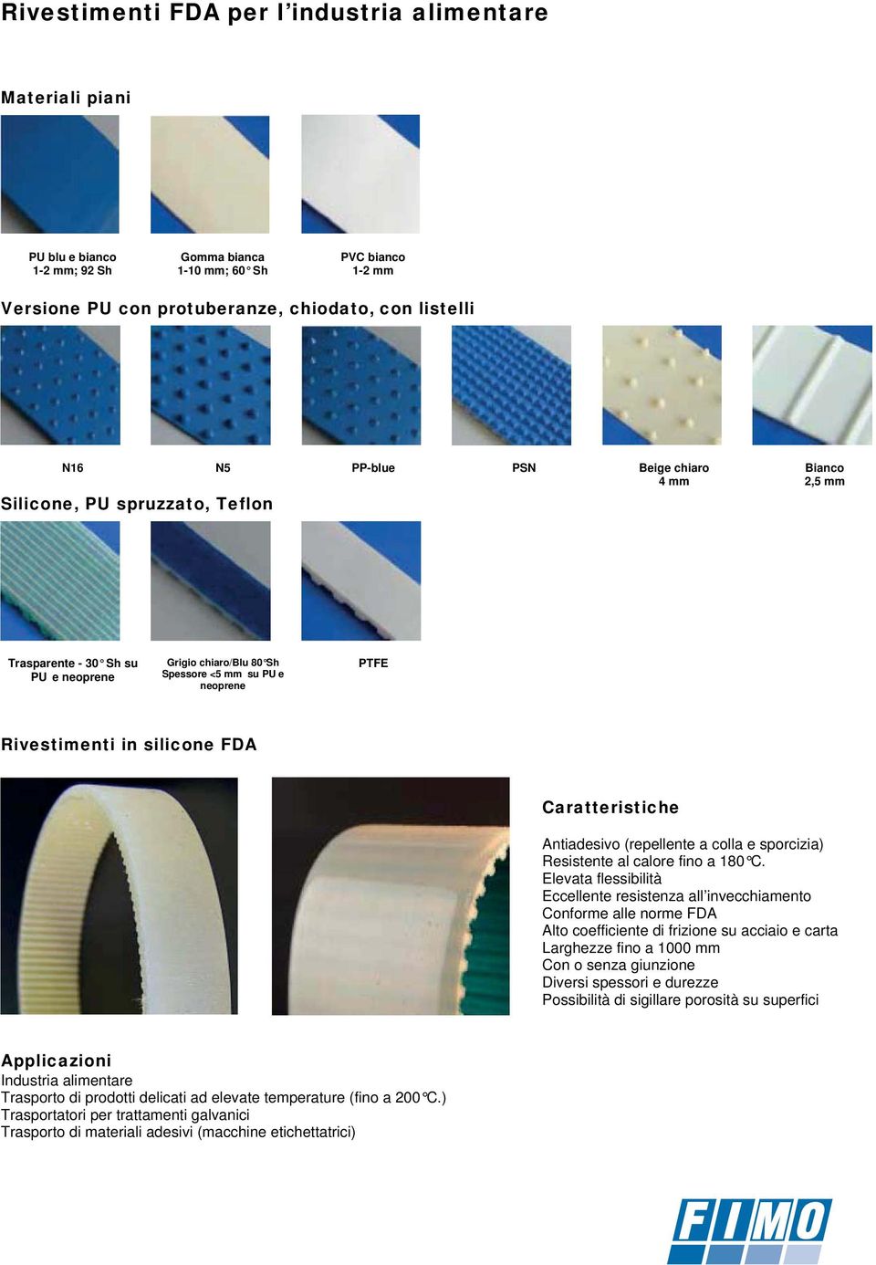 FDA Antiadesivo (repellente a colla e sporcizia) Resistente al calore fino a 180 C.