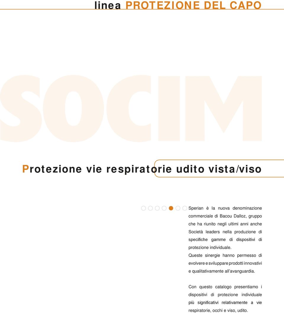 individuale. Queste sinergie hanno permesso di evolvere e sviluppare prodotti innovativi e qualitativamente all avanguardia.