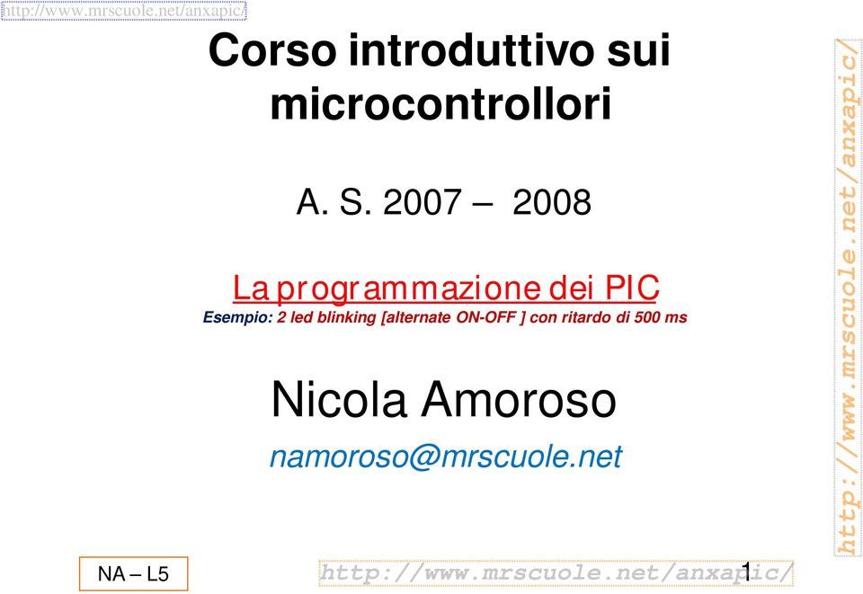 2007 2008 Nicola Amoroso