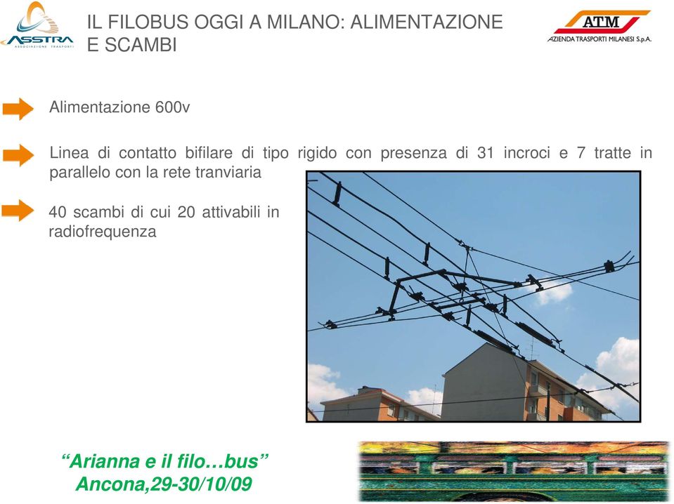 rigido con presenza di 31 incroci e 7 tratte in parallelo