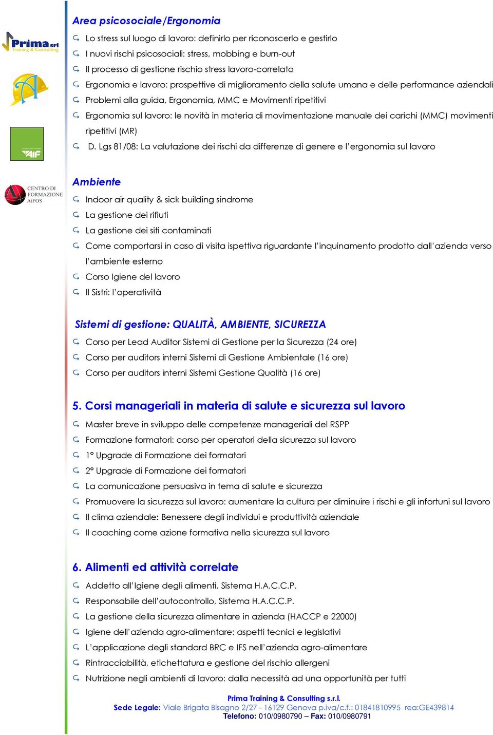 novità in materia di movimentazione manuale dei carichi (MMC) movimenti ripetitivi (MR) D.