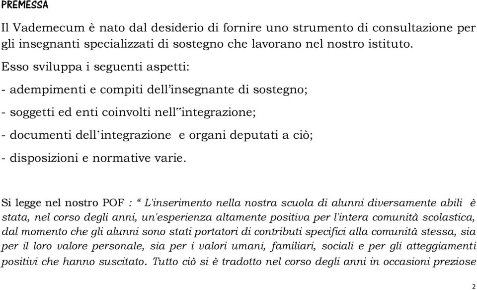 disposizioni e normative varie.