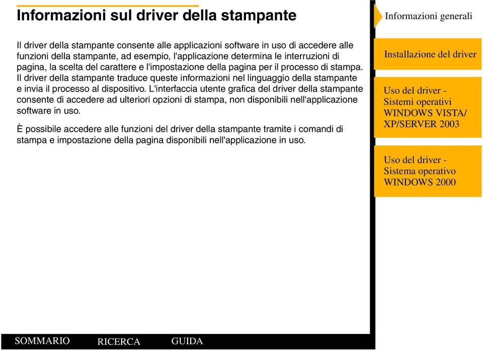 Il driver della stampante traduce queste informazioni nel linguaggio della stampante e invia il processo al dispositivo.