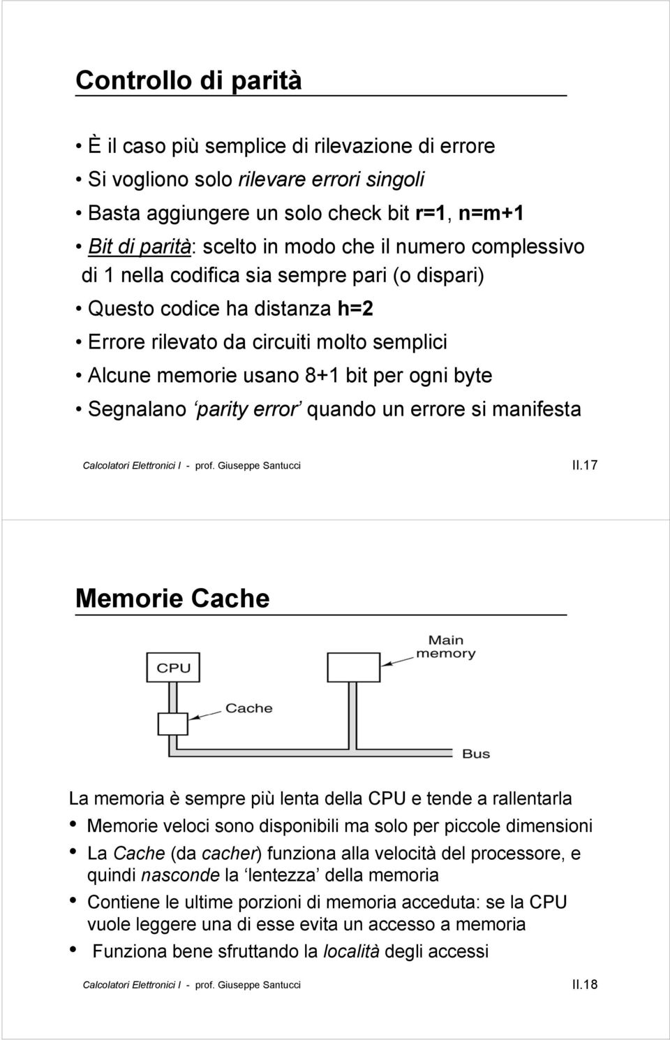 quando un errore si manifesta II.