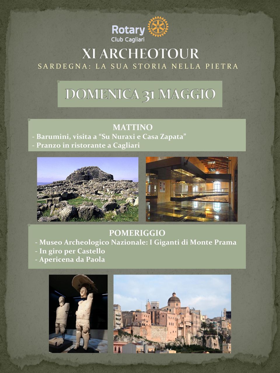 POMERIGGIO - Museo Archeologico Nazionale: I