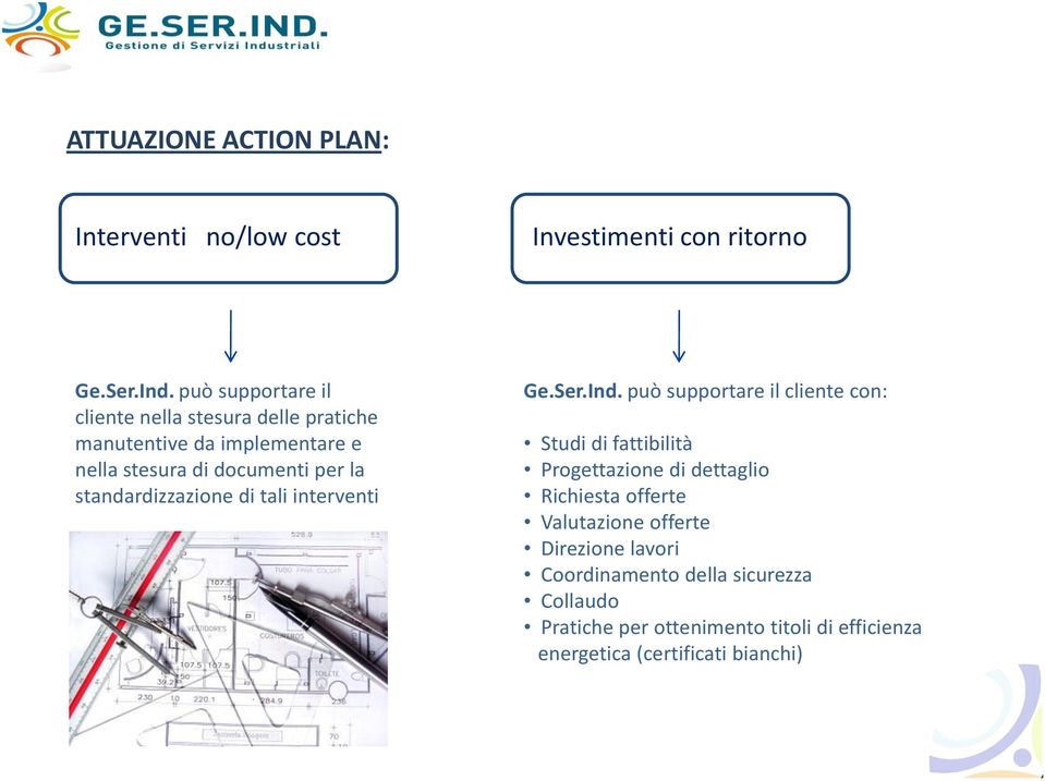 standardizzazione di tali interventi Ge.Ser.Ind.
