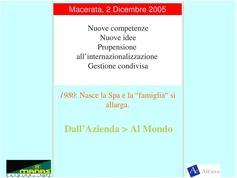 Gestione condivisa 1980: Nasce la Spa