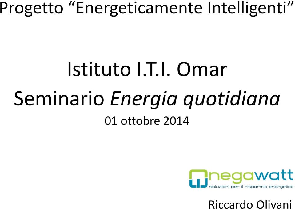 Omar Seminario Energia