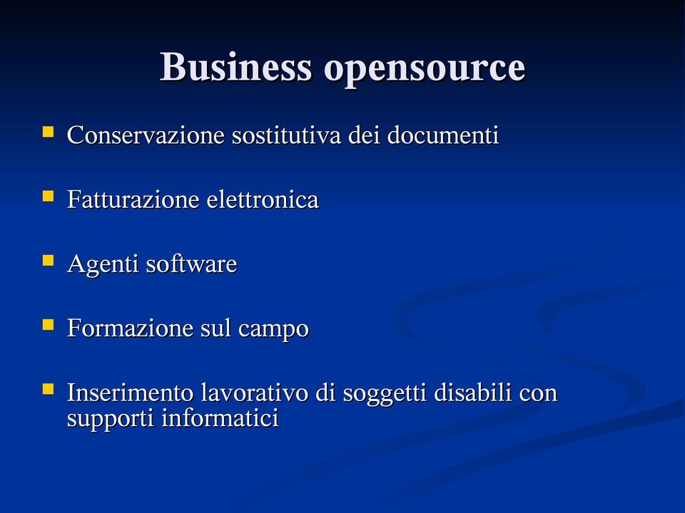 software Formazione sul campo Inserimento