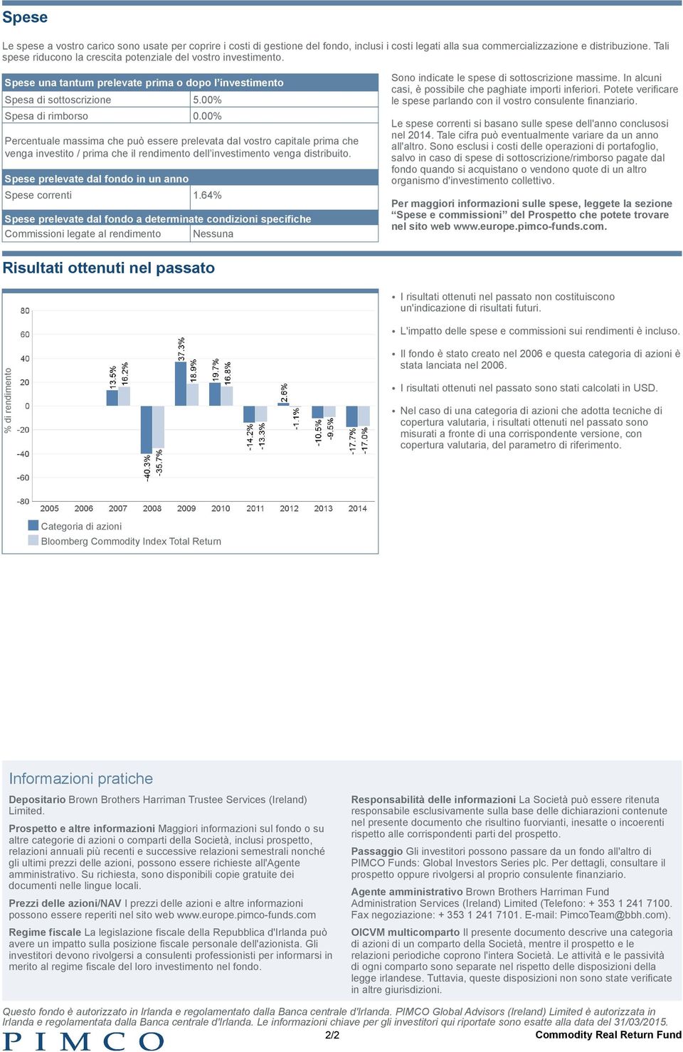 00% Percentuale massima che può essere prelevata dal vostro capitale prima che venga investito / prima che il rendimento dell investimento venga distribuito.