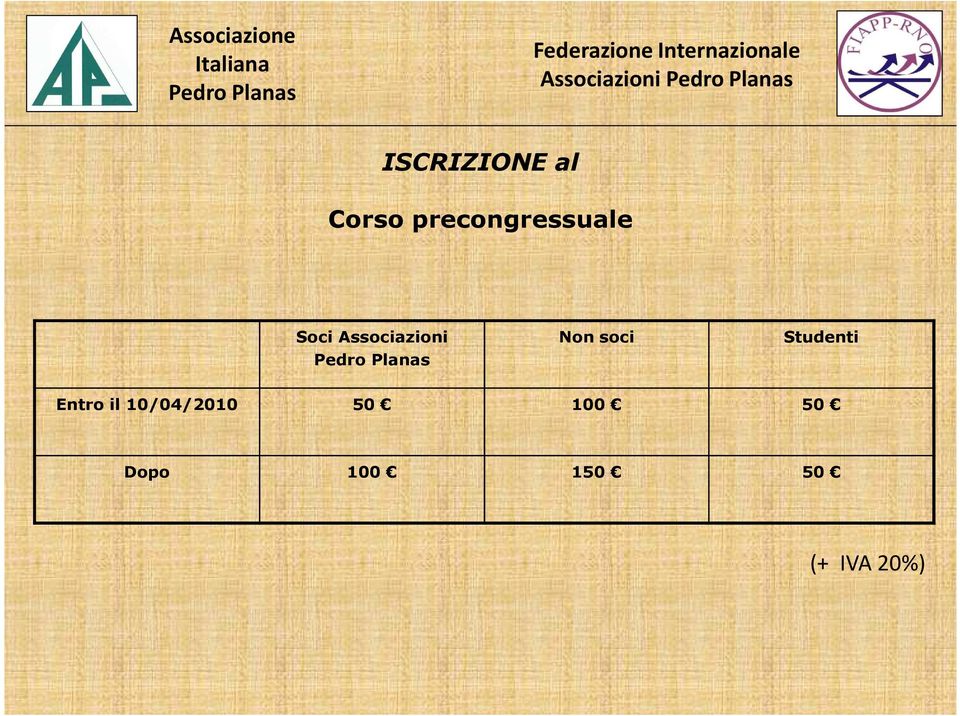 Non soci Studenti Entro il