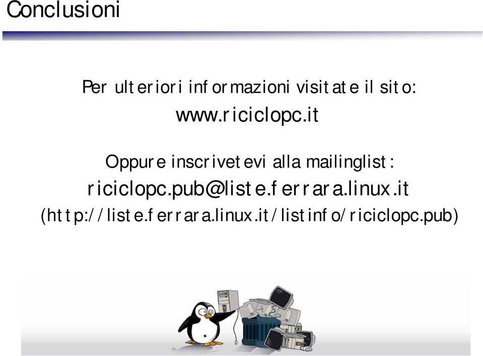 it it Oppure inscrivetevi alla mailinglist: l