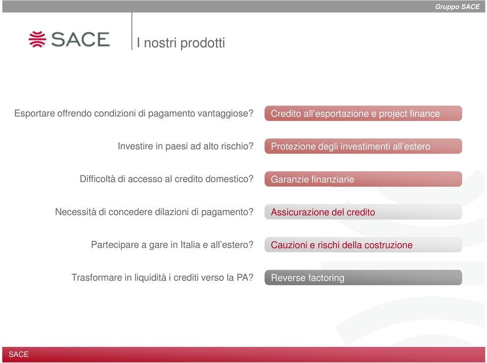 Protezione degli investimenti all estero Difficoltà di accesso al credito domestico?