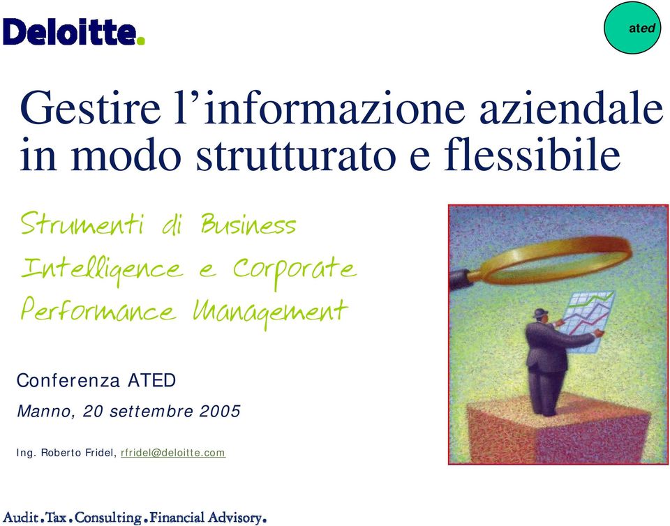 Intelligence e Corporate Performance Management