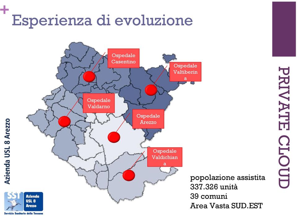 Valdichian a Ospedale Valtiberin a popolazione